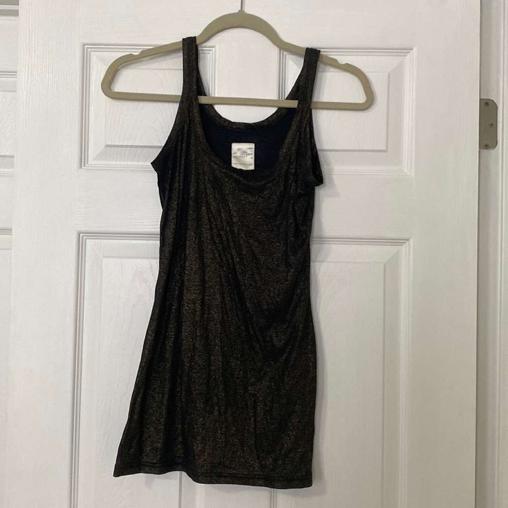 Zoa Black/Gold Medium Tank Top